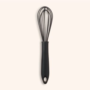 Fouet de cuisine en silicone S noir