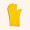 Gant de cuisine en silicone jaune