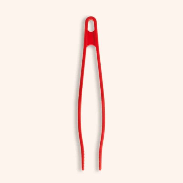 Pincette cuisine 31 cm rouge