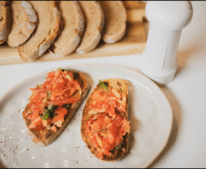 bruschettas à la tomate